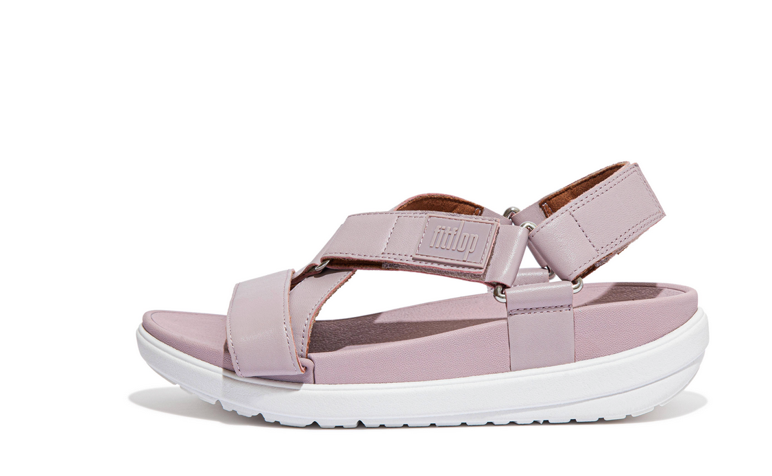 NEW FITFLOP SOFT LILAC LOOSH LEATHER CROSS STRAP SANDALS SHOES SIZE 11 |  eBay